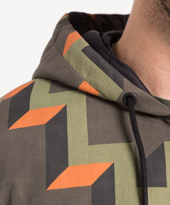 100% กันลมไนล่อนมีฮู้ดกันน้ำพิมพ์ลายกำหนดได้เองแจ็คเก็ตกันลมซับลิเมชันเสื้อแจ็คเก็ตกันลม - Product Image 5