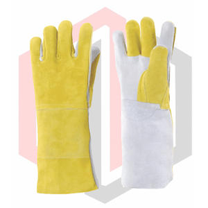 ถุงมือเชื่อมงานคุณภาพพรีเมียม สำหรับงานเชื่อม TIG MIG เลเซอร์ ป้องกันสารเคมี ทนต่อการฉีกขาด บุด้วยผ้าฝ้ายนุ่ม ทนความร้อน - Product Image 1