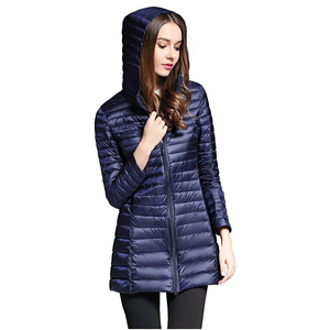 แจ็กเก็ตขนเป็ดของผู้หญิงเสื้อโค้ทกันน้ำหนา - Product Image 3