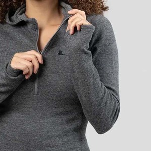 Sudadera con Capucha Personalizada, Lisa, Teñida, de Alta Calidad, con Cierre, Ecológica, Extra Grande, de Poliéster y Algodón, Informal, de Invierno, para Mujer - Product Image 6