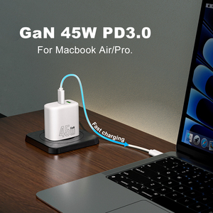 Chargeur super rapide 45W USB C Gan, <span class=keywords><strong>adaptateur</strong></span> portable pour iPhone Samsung, chargeur mural PD PPS Gan pour téléphone portable - Product Image 2