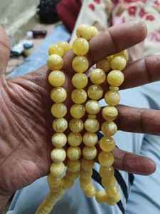 Tasbih Color Ámbar, Rosario Diseñado, Accesorios de Oración, Tasbih al por Mayor con Cuentas de Resina Natural, Cuentas de Oración - Product Image 5