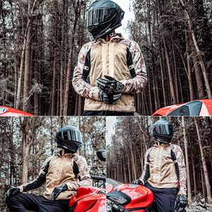 Veste de moto coupe-vent imperméable pour hommes avec protection complète du corps Sweat à capuche CE blindé épaules coudes dos avec doublure - Product Image 4