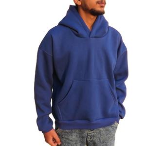 High quality Men's Pullover <b>Fleece</b> <b>Hoodie</b> Customized Anti-pilling Men's Long Sleeve <b>Hoodie</b> - Product Image 2