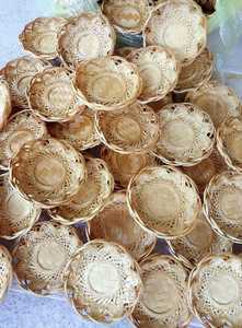 Durable hêtre bambou tasse à thé tapis bambou boisson sous-verres matière première liège support cuisine Table décoration écologique en bois - Product Image 5