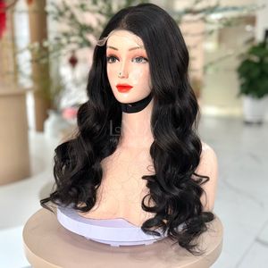 Belle perruque pour les femmes noires meilleure qualité 100% cheveux humains vietnamiens ondulés perruques de couleur naturelle de cheveux Uprocesed - Product Image 3