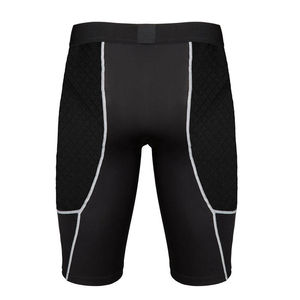 Shorts de compression respirants de haute qualité en polyester/coton, grandes tailles pour hommes, décontractés, taille élastique, couleurs personnalisables, vente en gros - Product Image 1
