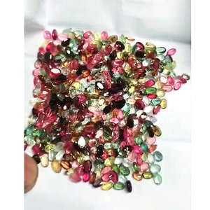 400 pièces de tourmaline multi naturelle 6x4mm coupe ovale 85 Cts Lot ventes Iroc haute qualité propre pierre précieuse ovale facette US $186.6 pour tous - Product Image 2