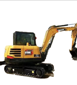 Excavadoras Usadas Sanys SY60C en Buen Estado, 6 Toneladas, 5 Toneladas, Mini Excavadora Pequeña, Pocas Horas, Mejor Precio, con Certificación CE, en Venta - Product Image 1