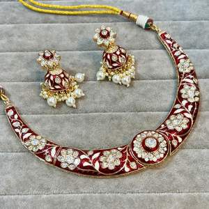 Ensemble de boucles d'oreilles collier ras du cou Moissanite de luxe en laiton de qualité supérieure pour les fêtes mariages anniversaires idée cadeau parfaite - Product Image 2