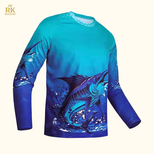 Camisa de Pesca Ligera con Protección Solar, Transpirable y de Secado Rápido para Hombre, Precio de Fábrica - Product Image 1