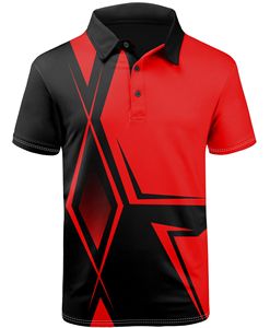 เสื้อโปโลพิมพ์ลายเต็มตัวสำหรับผู้ชาย พร้อมโลโก้แบบกำหนดเอง ผลิตจากโพลีเอสเตอร์ เหมาะสำหรับงานกอล์ฟและเป็นเสื้อยูนิฟอร์ม รับผลิตเสื้อยืดแฟชั่นแบบ OEM - Product Image 2