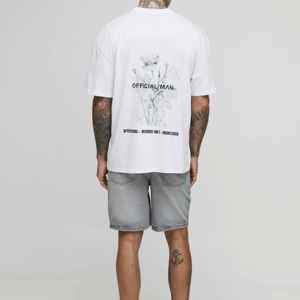 Pantalones Cortos de Mezclilla 2026 Personalizados para Hombre, Pantalones Cortos Casuales Holgados de Verano para Hombre, Servicio OEM - Product Image 4