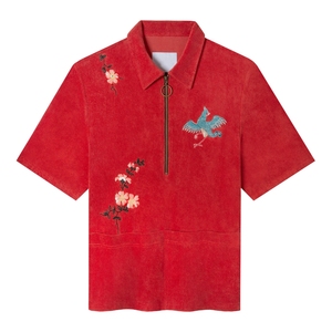 OEM Tropical Cabana Shirt Chemise de plage pour hommes personnalisée avec broderie Mélange de lin Summer Resortwear Commande en gros fournisseur - Product Image 2