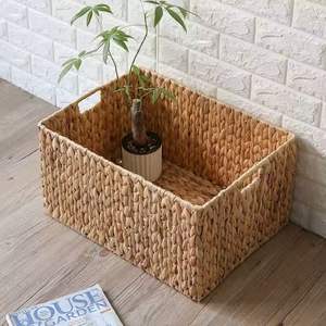 Panier en jacinthe d'eau fait à la main bol de service décoratif personnalisable écologique pour salade ou nouilles du Vietnam - Product Image 2