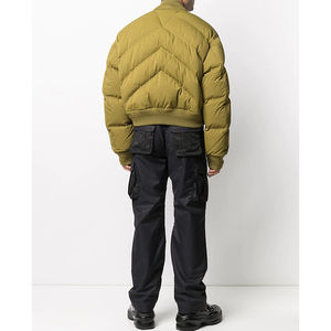 Chaquetas de Invierno Acolchadas de Gran Tamaño Personalizadas OEM de Alta Calidad para Hombre, Chaquetas de Lona con Forro de Algodón Calefactadas con Capucha de Talla Grande - Product Image 4