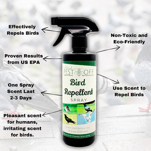 Cao Nhất Bán Malaysia Xuất Xứ Không Độc Hại Chất Lỏng Phun Pestoff Dầu Dựa Trên Chim Thấm Phun Để Giữ Chim Tránh Xông Giá Tốt Nhất - Product Image 5