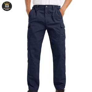 กางเกงคาร์โก้ผู้ชายคุณภาพสูง ปี 2025 สีพื้น ระบายอากาศได้ดี ทรงปกติ เอวยืดหยุ่น สไตล์ลำลอง ใส่เที่ยวข้างนอก - Product Image 1