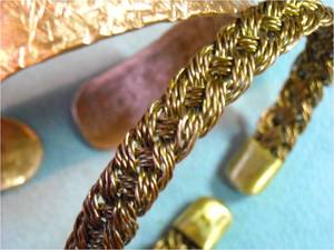 Woman <b>Men</b> Red Cooper Bracelet matte finish cuff Bracelet 100% Pure Cooper Quantum Energy Bracelet - Product Image 4