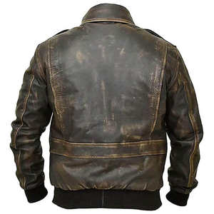 Vente en gros de toile marron vieilli épaisse chauffante et respirante à col montant, veste d'hiver pour hommes avec logo sur le devant - Product Image 6