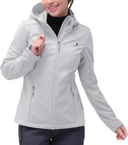 Veste Softshell légère pour femme coupe-vent doublé polaire veste chaude imperméable pour la course Golf randonnée - Product Image 1