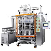 Machine d'emballage automatique multi-pistes VFFS pour sachets de pommades, liquides buccaux et huiles – Haute productivité, utilisation facile