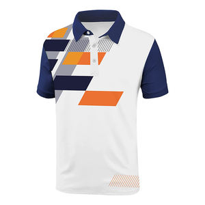 เสื้อโปโลสำหรับผู้ชายขนาดใหญ่พิเศษผ้าคอตตอนโพลีเอสเตอร์แห้งเร็วสไตล์ลำลองผ้าเจอร์สีพื้นบริการ OEM โลโก้ตามสั่ง - Product Image 1