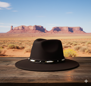 Sombrero Fedora Vaquero de Cuero Hecho a Mano con Fieltro, Estilo Western para Montar al Aire Libre, Ala Ancha, Diseño Clásico, Duradero, a la Moda, con Logotipo y Color Personalizados - Product Image 4