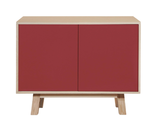 モダンなミニマリストのドレッサー<span class=keywords><strong>2</strong></span>ドア/キャビネット赤家庭用家具 & ホテル用ベッドルーム & 大型リビングルーム家具 - Product Image 1