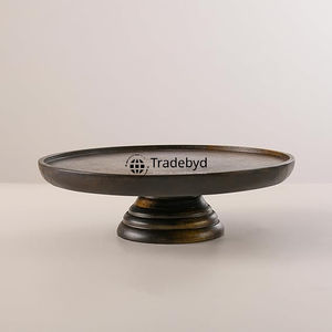 Présentoir à gâteaux en bois élégant fabriqué à la main pour le dessert servant l'affichage de fête de mariage et la décoration intérieure Tradebyd - Product Image 3