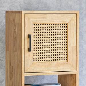 Estante Decorativo de Diseño Escandinavo KTB68174 de 40x30x120cm con Cajones Giratorios Hechos de Madera de Caucho para Hogar, Oficina, Sala de Estar, Dormitorio - Product Image 6
