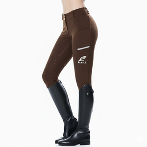 Pantalons d'équitation pour hommes à prix d'usine, avec genouillères, durables, pantalons d'équitation, pantalons d'entraînement, poches zippées - Product Image 2