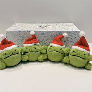 Peluche super douce de Noël, grenouille Ricky, jouet en peluche rembourré de coton PP, cadeau d'anniversaire pour enfants - Product Image 3