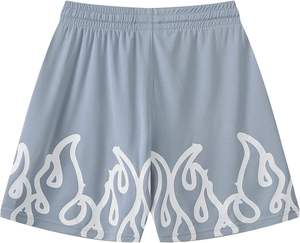 Best <b>Men's</b> Basketball Shorts 100% Polyester Breathable Wholesale Athletic Wear Casual Short Pants Plus Size Mesh Design - Product Image 3