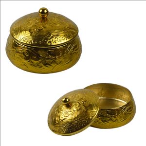 Conteneur de fruits secs de qualité d'usine, couleur foncée, métal, prêt à l'emploi pour la décoration de table et de la maison, au meilleur prix - Product Image 3