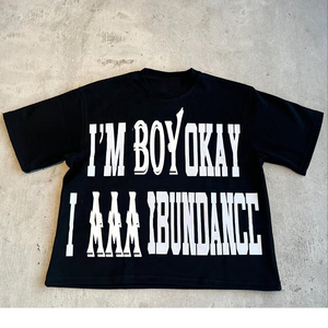T-shirts imprimés d'écran de lavage à l'acide de grande taille pour hommes de haute qualité - Product Image 4