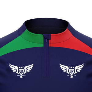 ชุดกีฬาโพลีเอสเตอร์สำหรับผู้ชายชุดวอร์มเล่นฟุตบอลแบบสวมหัวมีซิปด้านหน้าผ้าแห้งเร็วเป็นมิตรกับสิ่งแวดล้อม - Product Image 4