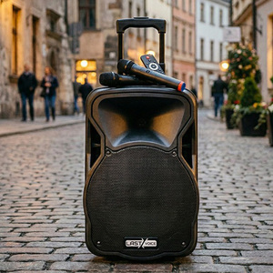 Lastvoice LS-P1912EE 12" 800W Portable PA System with <b>Wireless</b> <b>Microphone</b> - Product Image 1