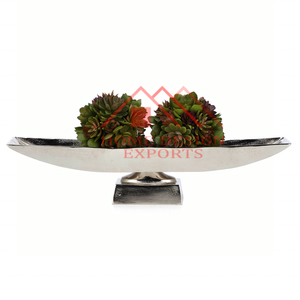 Cuenco para servir frutas con forma de barco antiguo de plata 2025, superventas, para centros de mesa, cuenco de flores de barco dorado de calidad Premium - Product Image 2