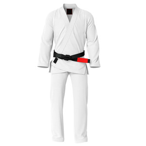 Keembro hommes nouveau style à manches longues séchage rapide Jiu Jitsu Gi couleur blanche uniforme en coton meilleur matériel - Product Image 2