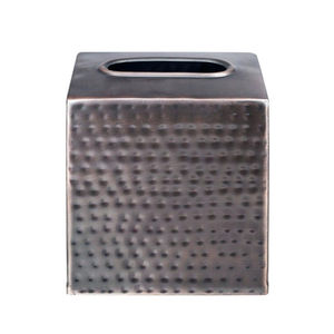 Boîte à mouchoirs et support en métal avec accents de cristal Parfait pour le salon élégant et le rangement des ustensiles de cuisine - Product Image 4