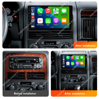 NaviFly Android13 QLED 1280*720 Terbaru, Stereo Mobil Android 9 inci untuk Jeep Grand Cherokee 1999-2005 dengan Pemutar Mobil
