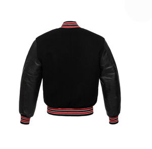 Venta al por mayor en blanco bombardero chaqueta universitaria hombres Letterman Varsity chaqueta hombres Varsity chaqueta Letterman béisbol americano - Product Image 3