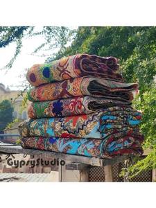 ผ้านวมลาย suzani Kantha ปักด้วยมือ - Product Image 6
