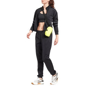 Meilleures ventes Ensemble de survêtement zippé 100% coton Vêtements d'hiver 2 pièces de style décontracté avec logo personnalisé Motif solide écologique - Product Image 2