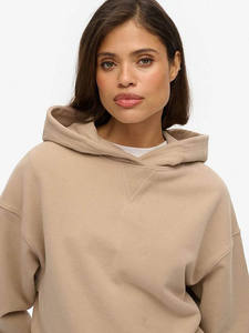 Séchage rapide goutte épaule dernière taupe femmes essentiel sweat à capuche surdimensionné Anti-rides et respirant sweats à capuche vierges pour les femmes - Product Image 6