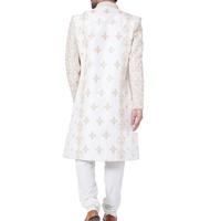 Sherwani Musim Dingin Tradisional Berkualitas Tinggi dengan Desain Logo Kustom Terbaik untuk Pria, Siap Pakai untuk Pernikahan & Pesta
