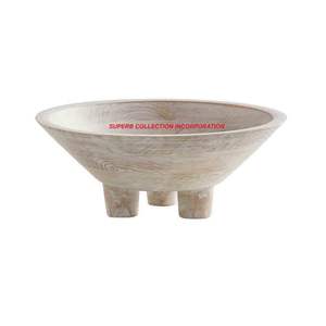 Cuenco de madera decorativo para el hogar pequeño y grande Nuevo diseño para acampar - Product Image 1