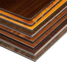 Bamboo Wood Fiber Wall Panel Aluminum Composite B1 EN13501-1 Separation