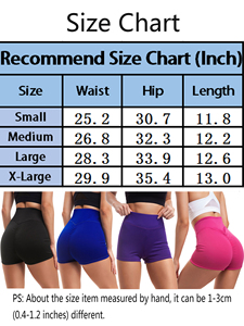 กางเกงขาสั้นออกกำลังกายของผู้หญิงกางเกงรัดรูปเอวสูงสีแดงกุหลาบแดงสำหรับวิ่งโยคะ - Product Image 6